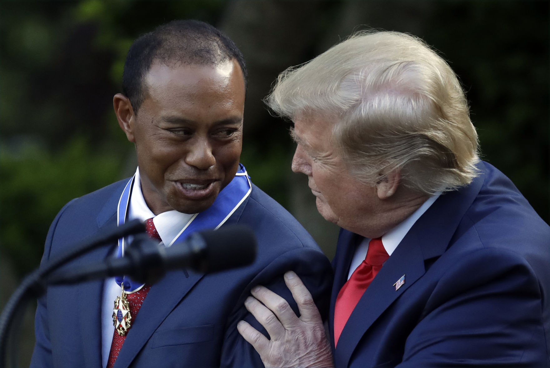 Trump Tiger Woods